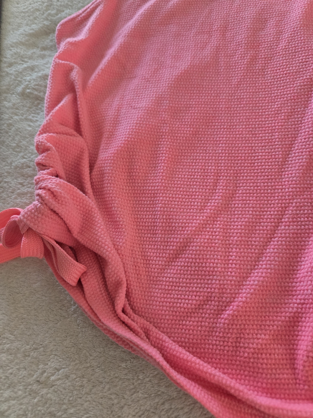 Calvin Klein Sz 2x Performance Neon Pink Side-Drawstring Muscle Tank - Picture 6 of 8